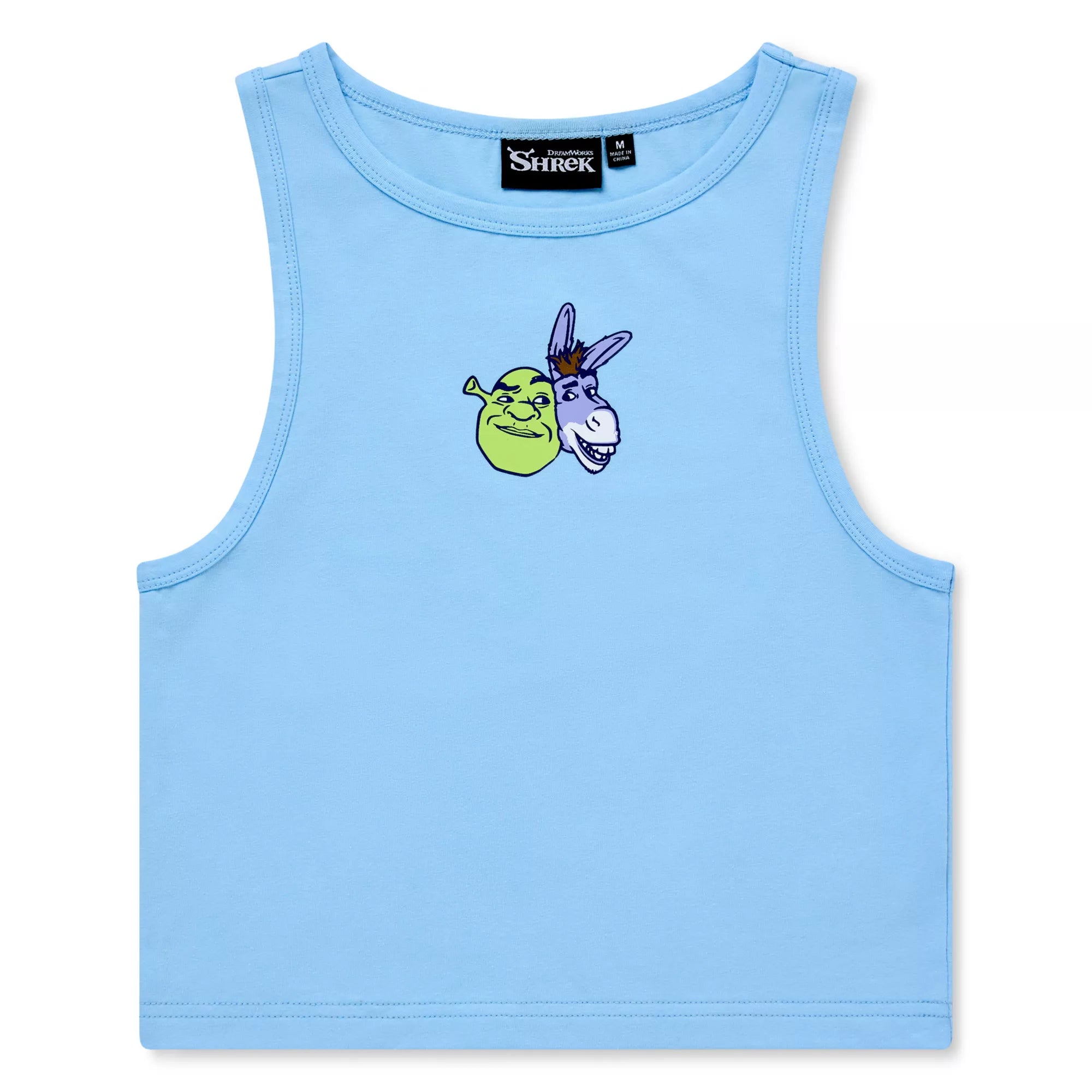 Shrek and Donkey Tank Top and Shorts Set - Shrek