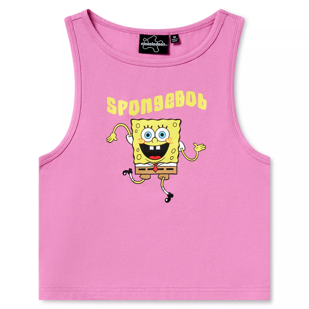 SpongeBob SquarePants Pink Tank Top and Shorts Set
