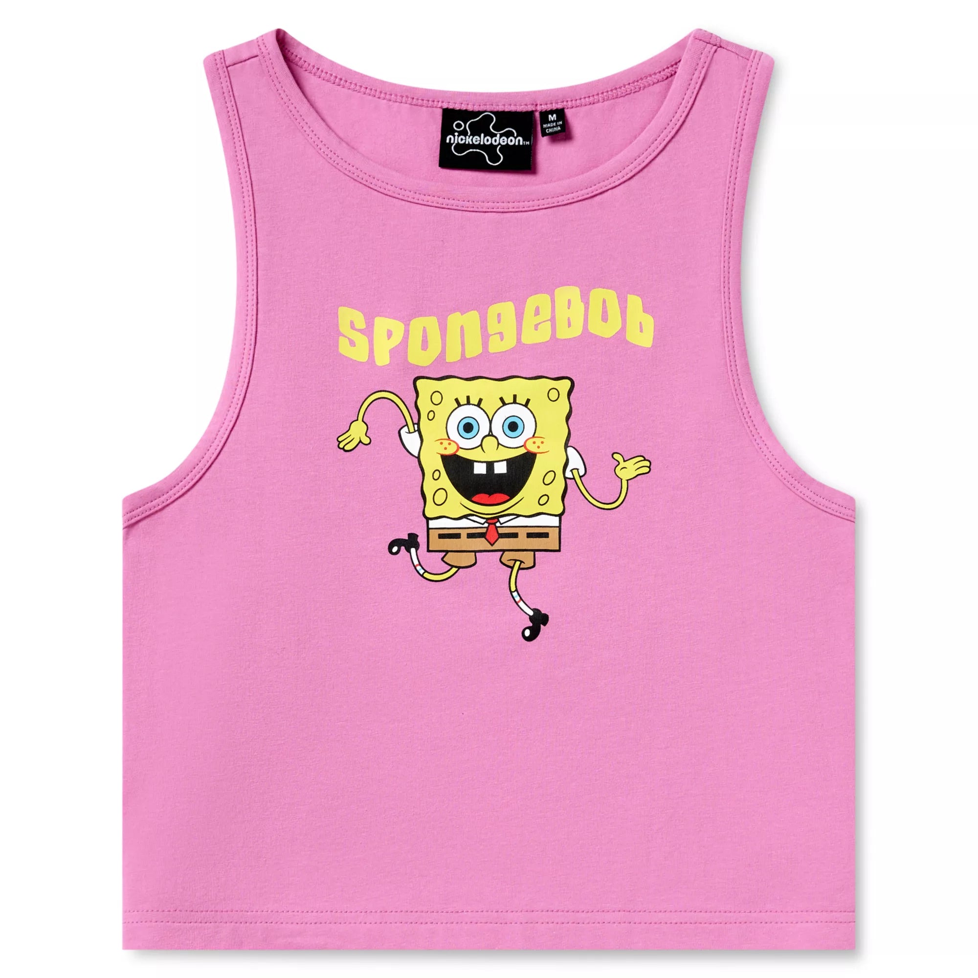 SpongeBob SquarePants Pink Tank Top and Shorts Set