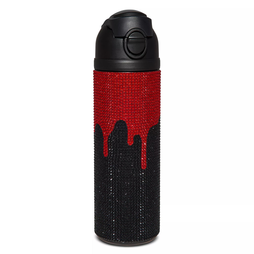 Blood Drip Rhinestone Water Bottle - 24 oz.