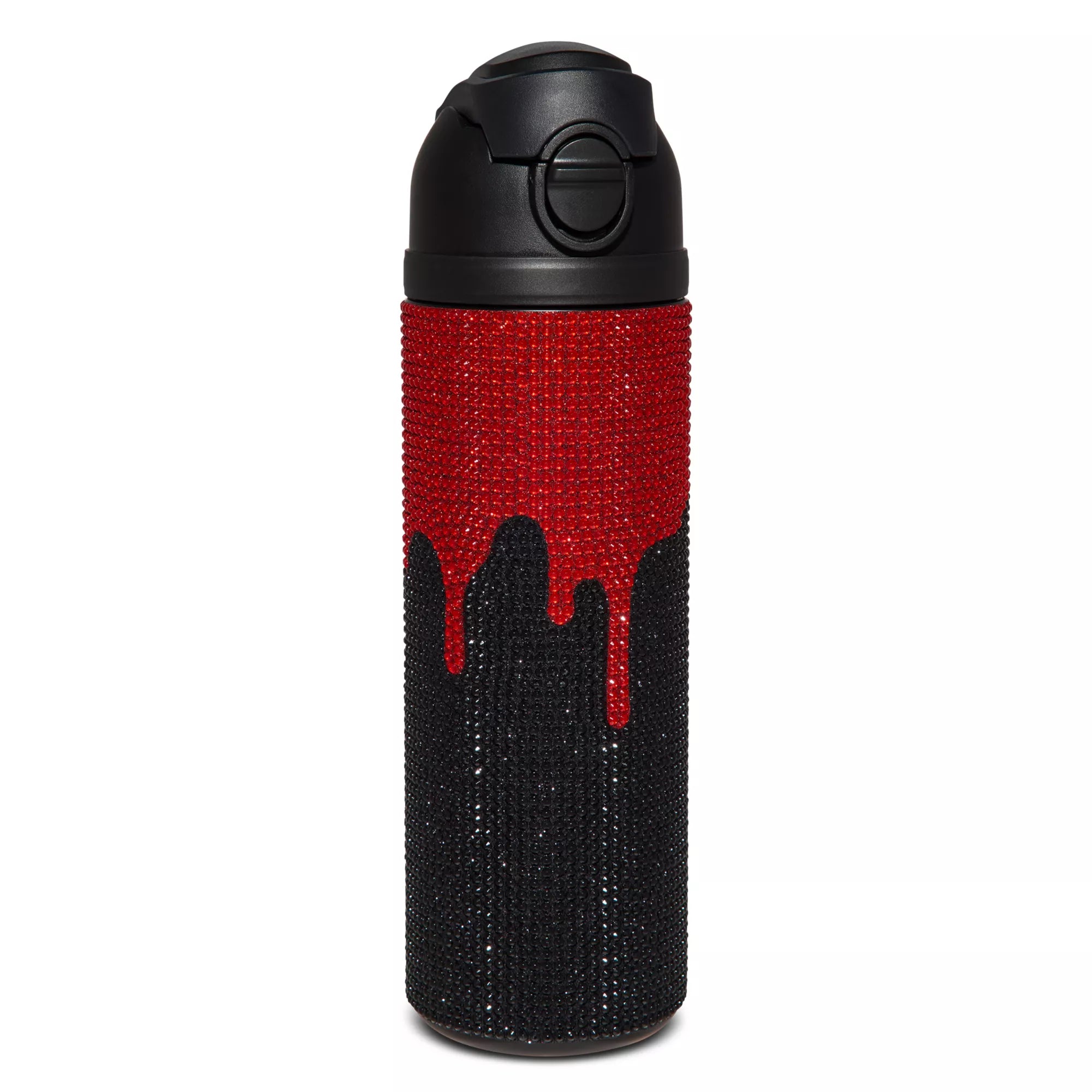 Blood Drip Rhinestone Water Bottle - 24 oz.