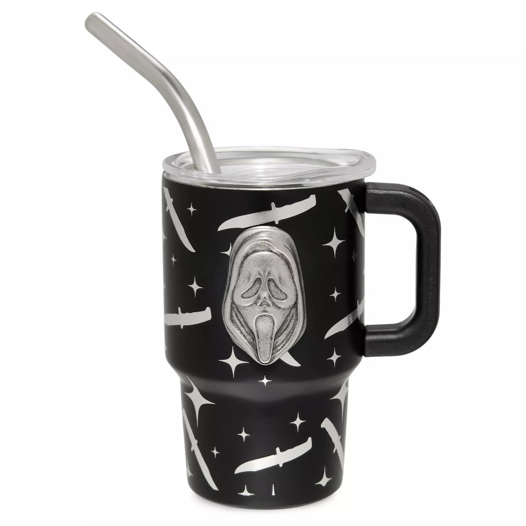 Ghost Face 3D Mini Tumbler with Straw - 3 oz.