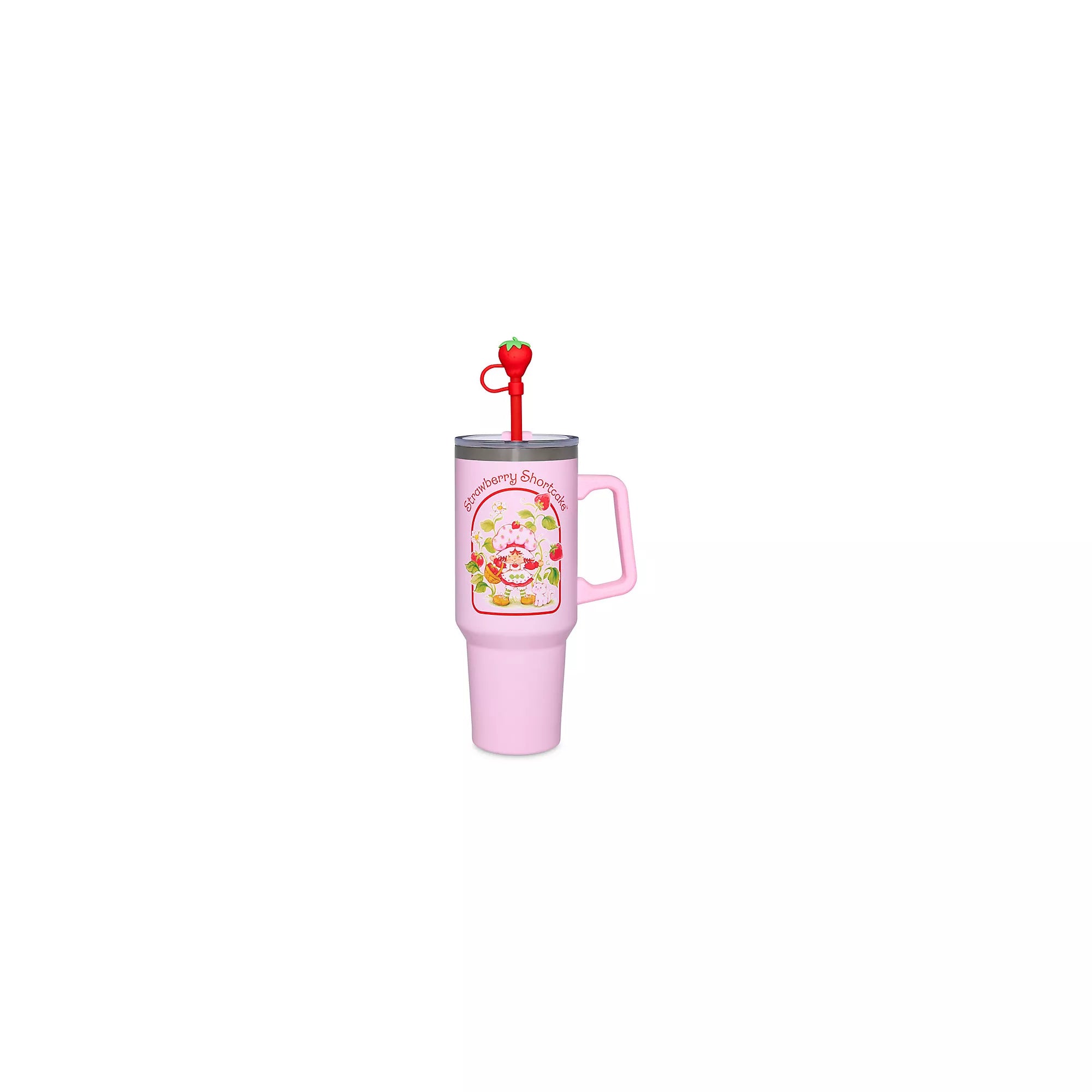Strawberry Shortcake Travel Tumbler with Straw Topper - 40 oz.