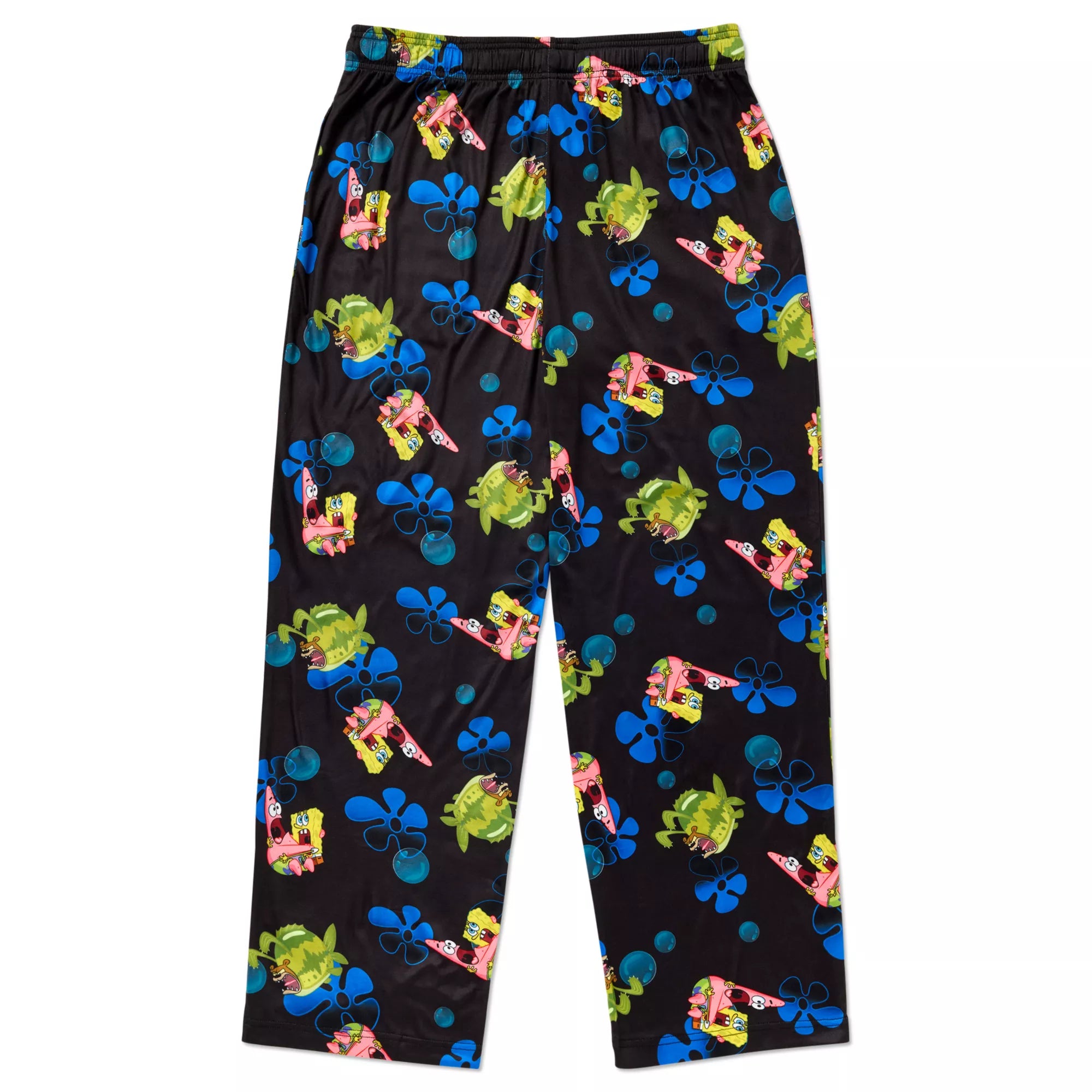 SpongeBob SquarePants Sea Bear Blue Flower Lounge Pants