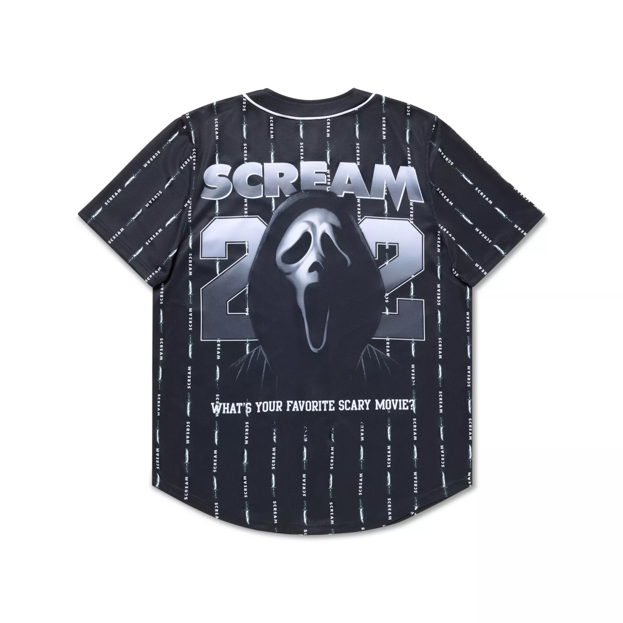 Ghost Face x Scream Baseball Jersey