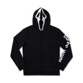 Ghost Face Zip-Up Mask Hoodie