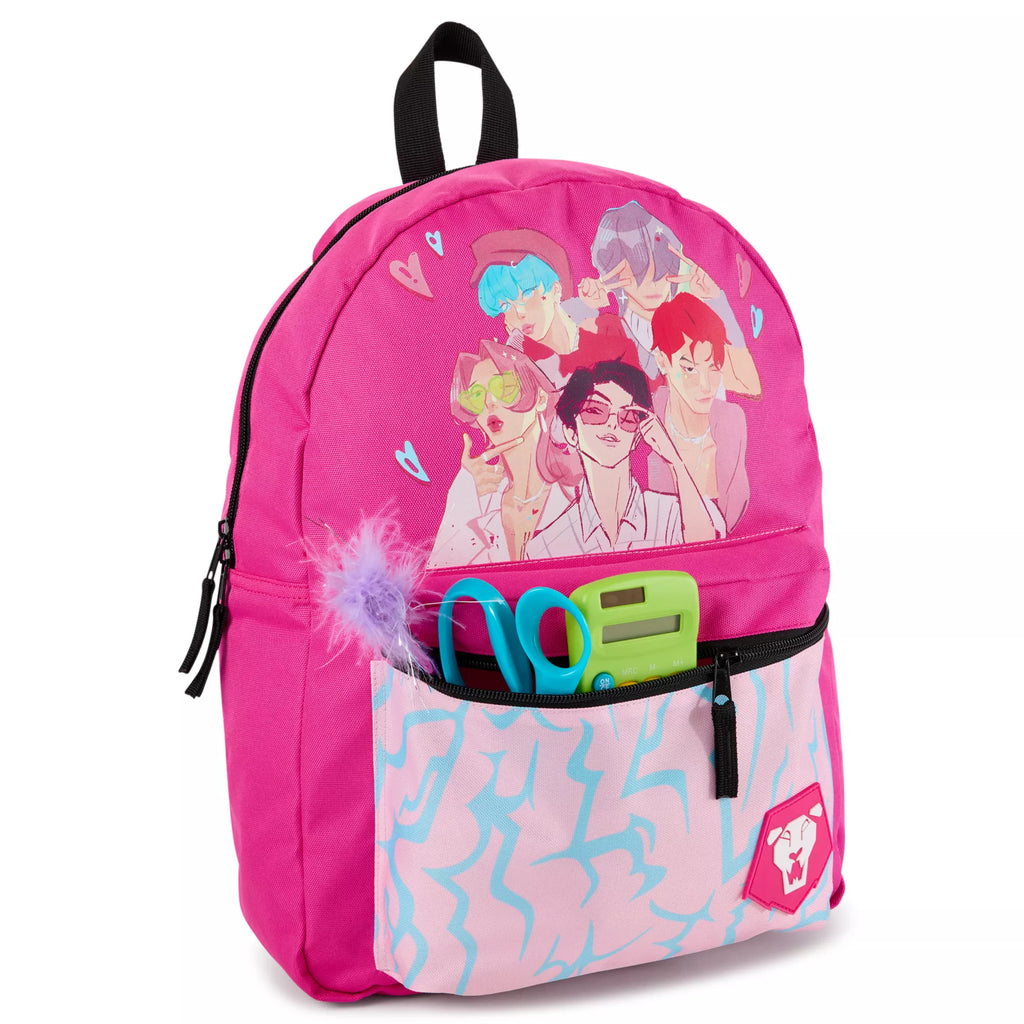 Flip Pak KPop Demon Hunters Saja Boys & Huntr/x Reversible Backpack