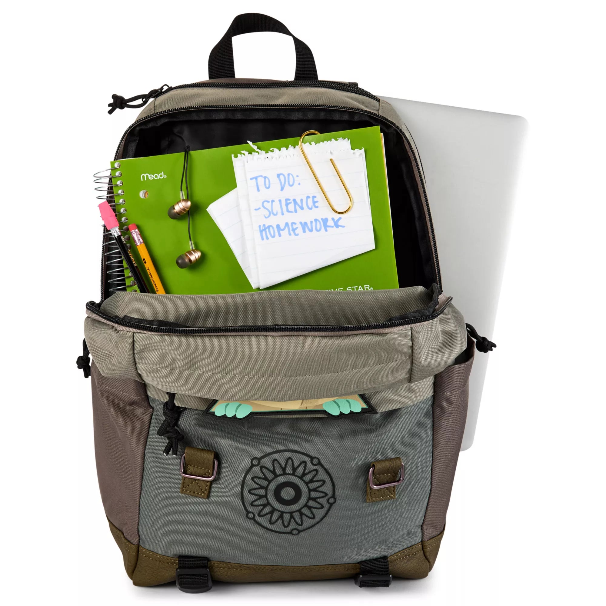 The Mandalorian and Grogu Hooded Backpack