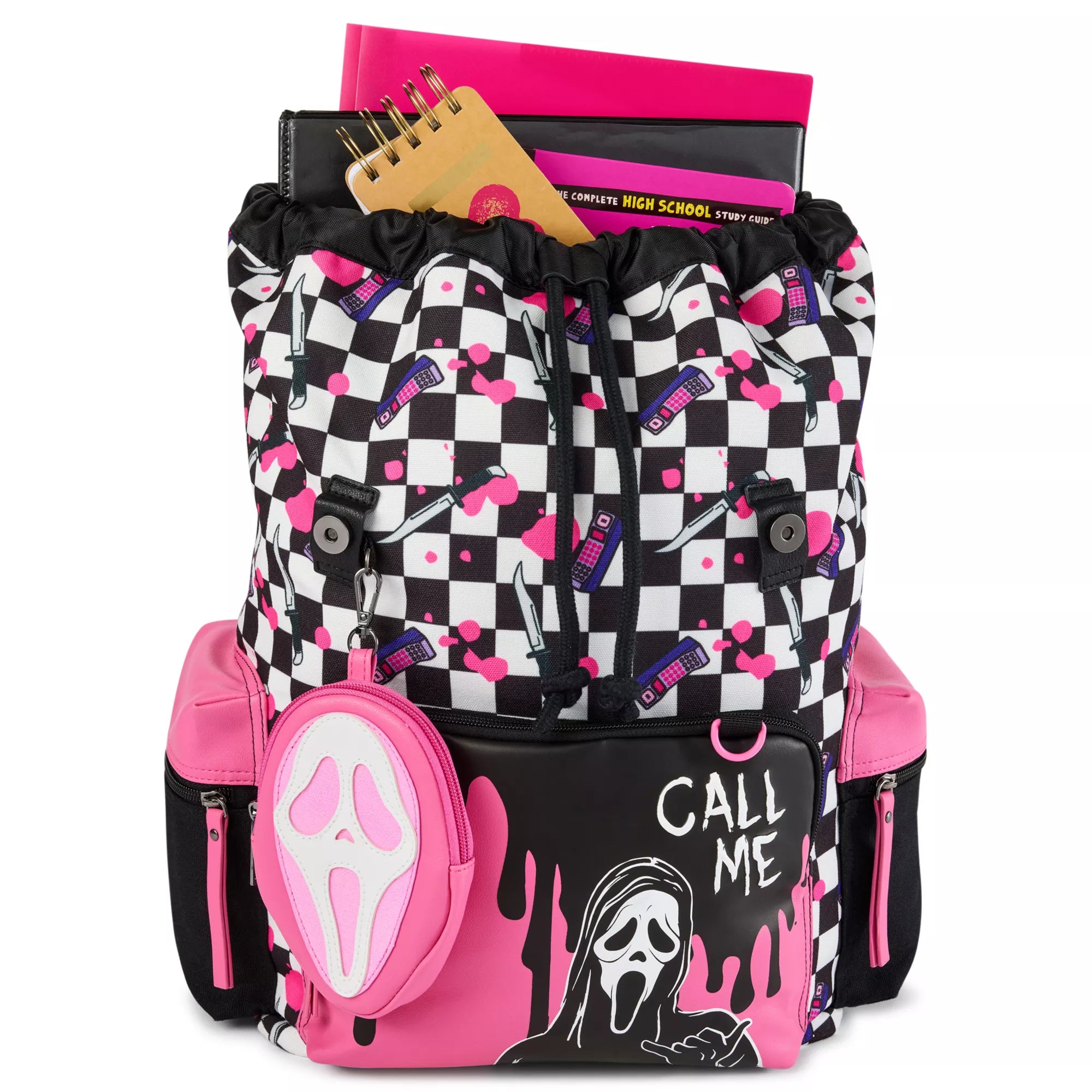 Ghost Face Call Me Rucksack Backpack