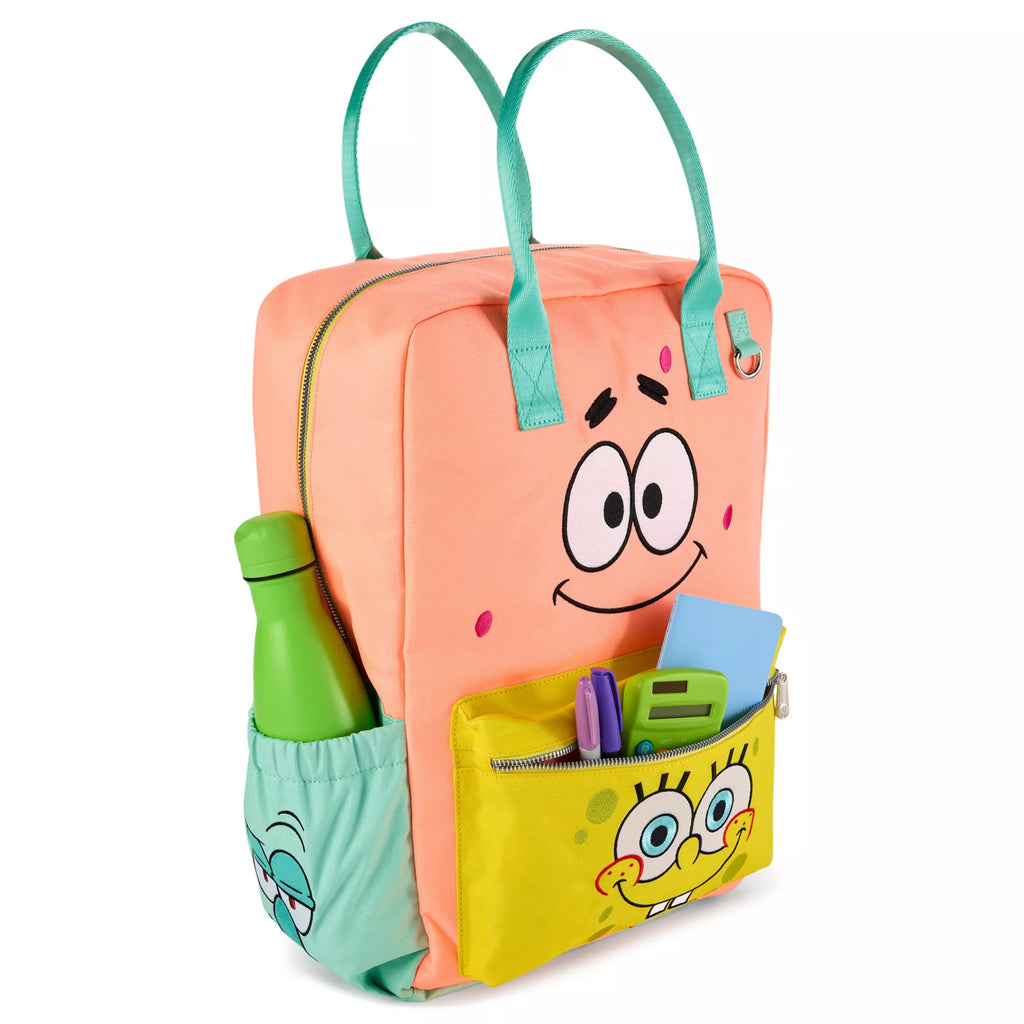 SpongeBob SquarePants x Whatever! Makes You Happy Faces Backpack