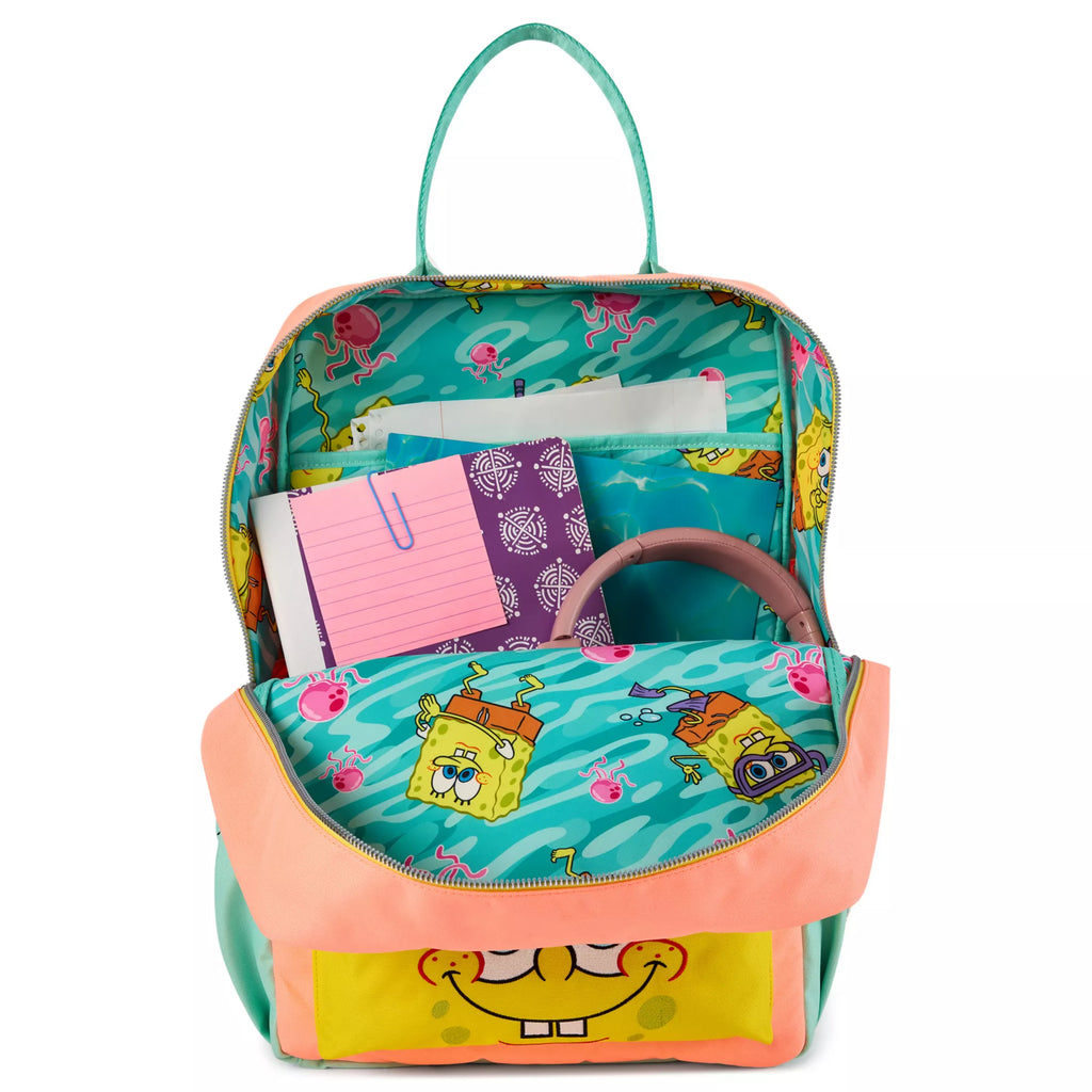 SpongeBob SquarePants x Whatever! Makes You Happy Faces Backpack