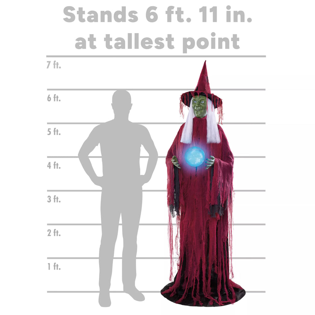 6 Ft 11 In Lady Misfortune Animatronic