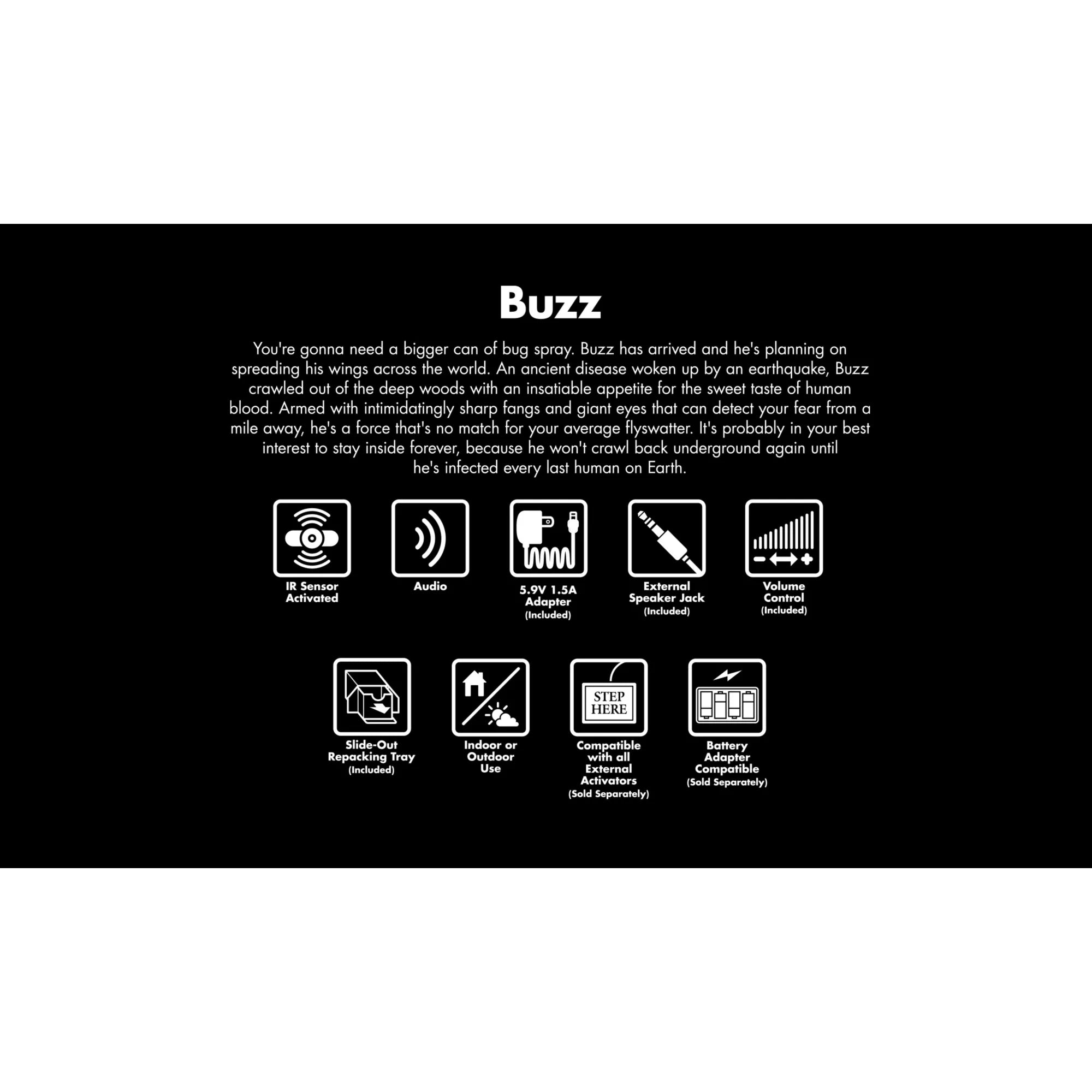 4 Ft Buzz Animatronic