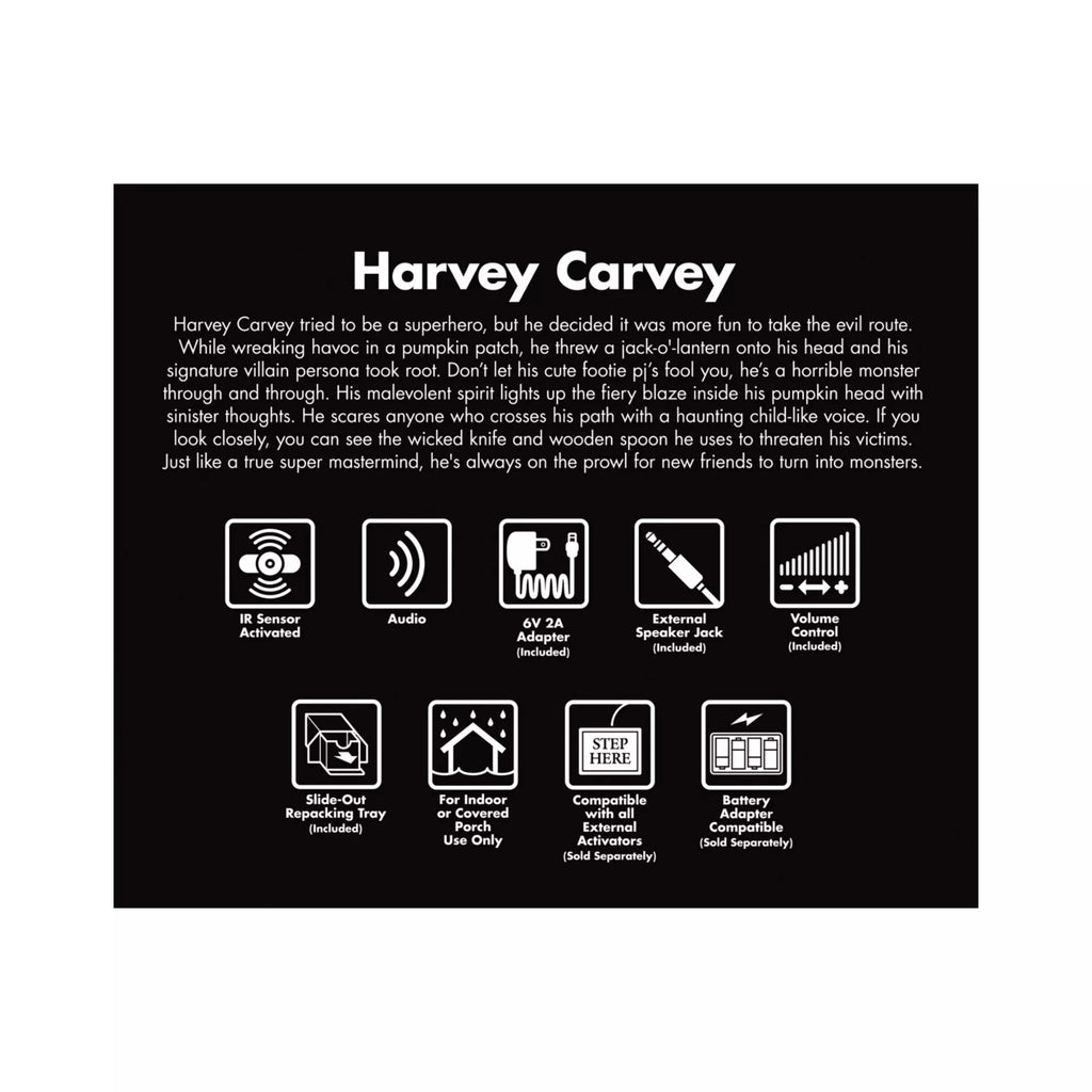 4 Ft 4 In Harvey Carvey Animatronic