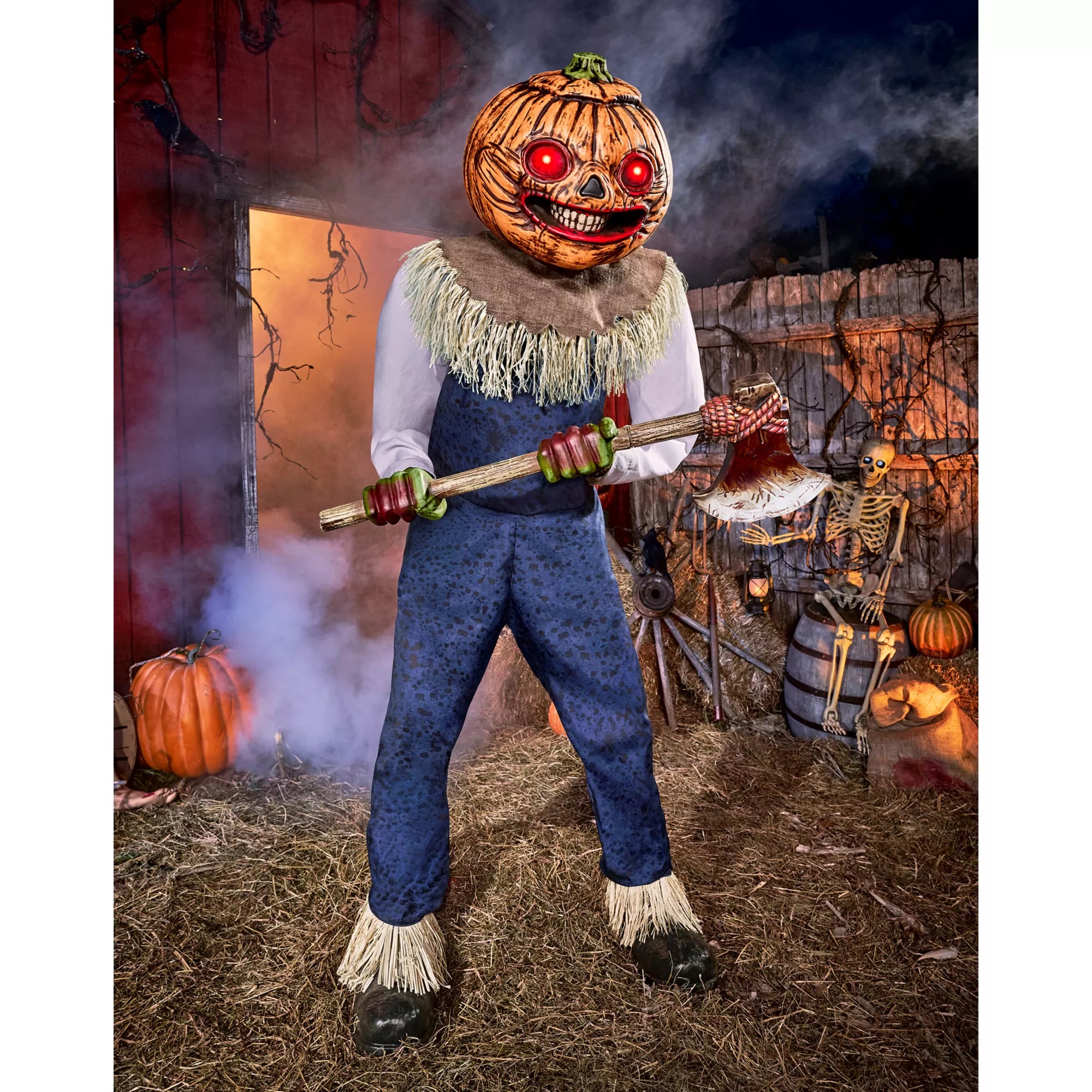 7 Ft 1 In Pumpkin Punisher Animatronic