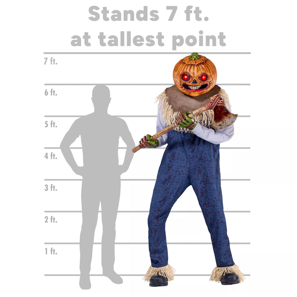 7 Ft 1 In Pumpkin Punisher Animatronic
