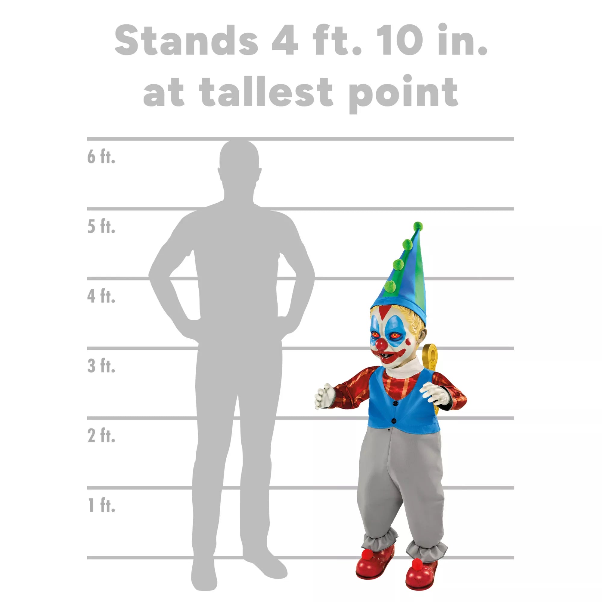 4 Ft 10 In Wind-Up Wally Animatronic