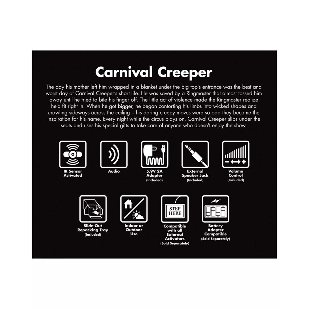 3 Ft 9 In Carnival Creeper Animatronic