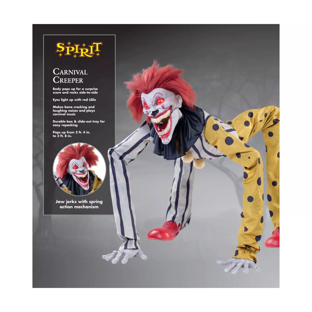 3 Ft 9 In Carnival Creeper Animatronic