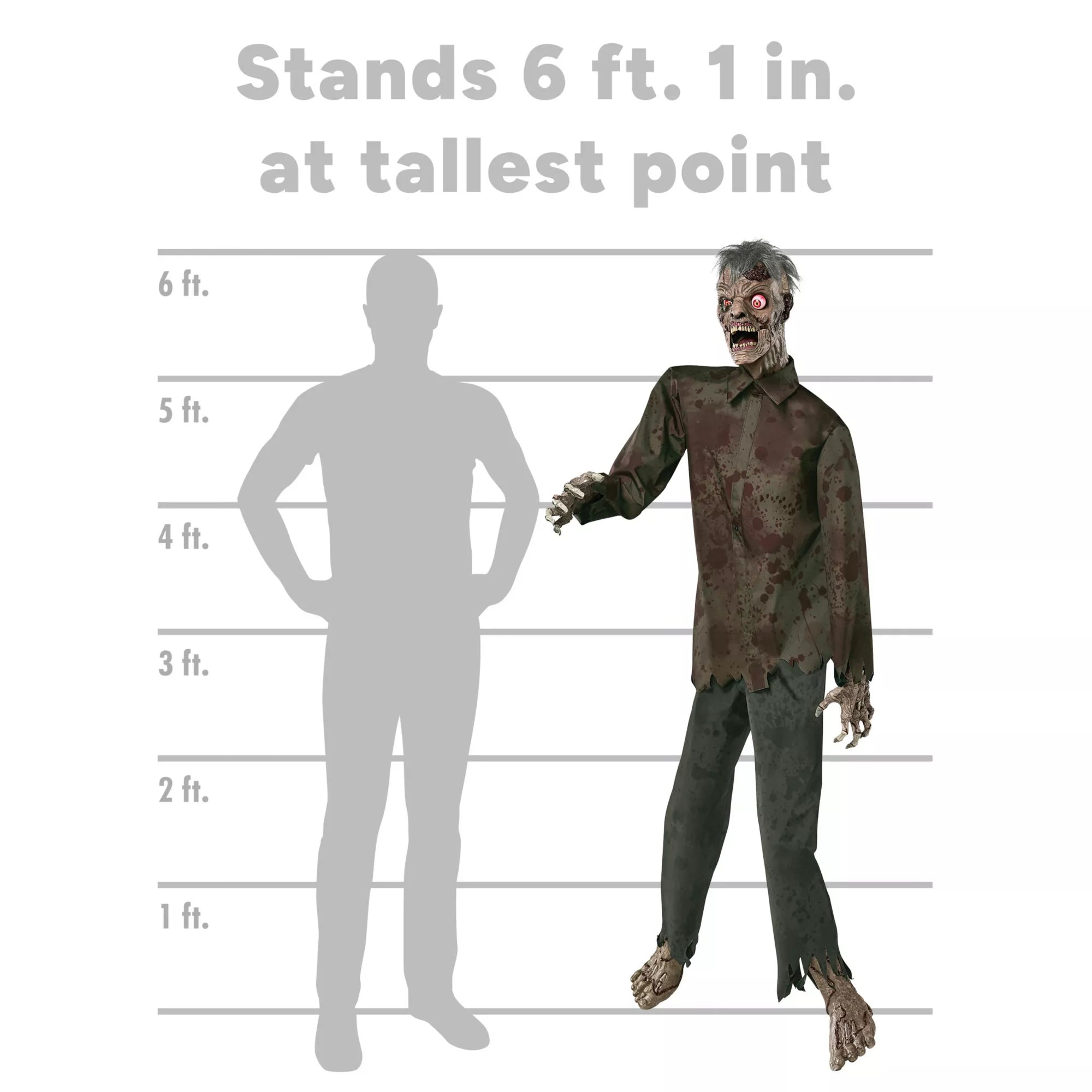 6 Ft 1 In Jeremy Jaws Animatronic