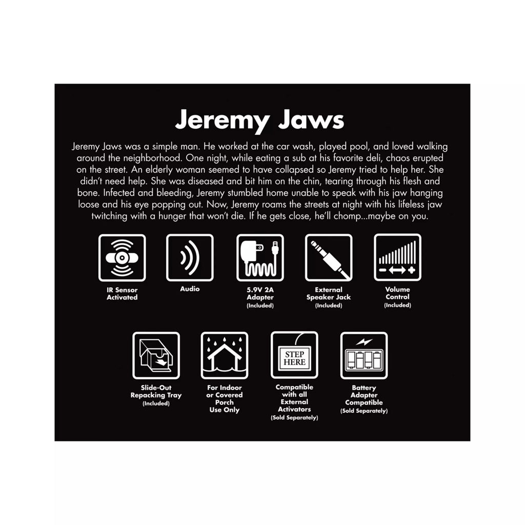 6 Ft 1 In Jeremy Jaws Animatronic