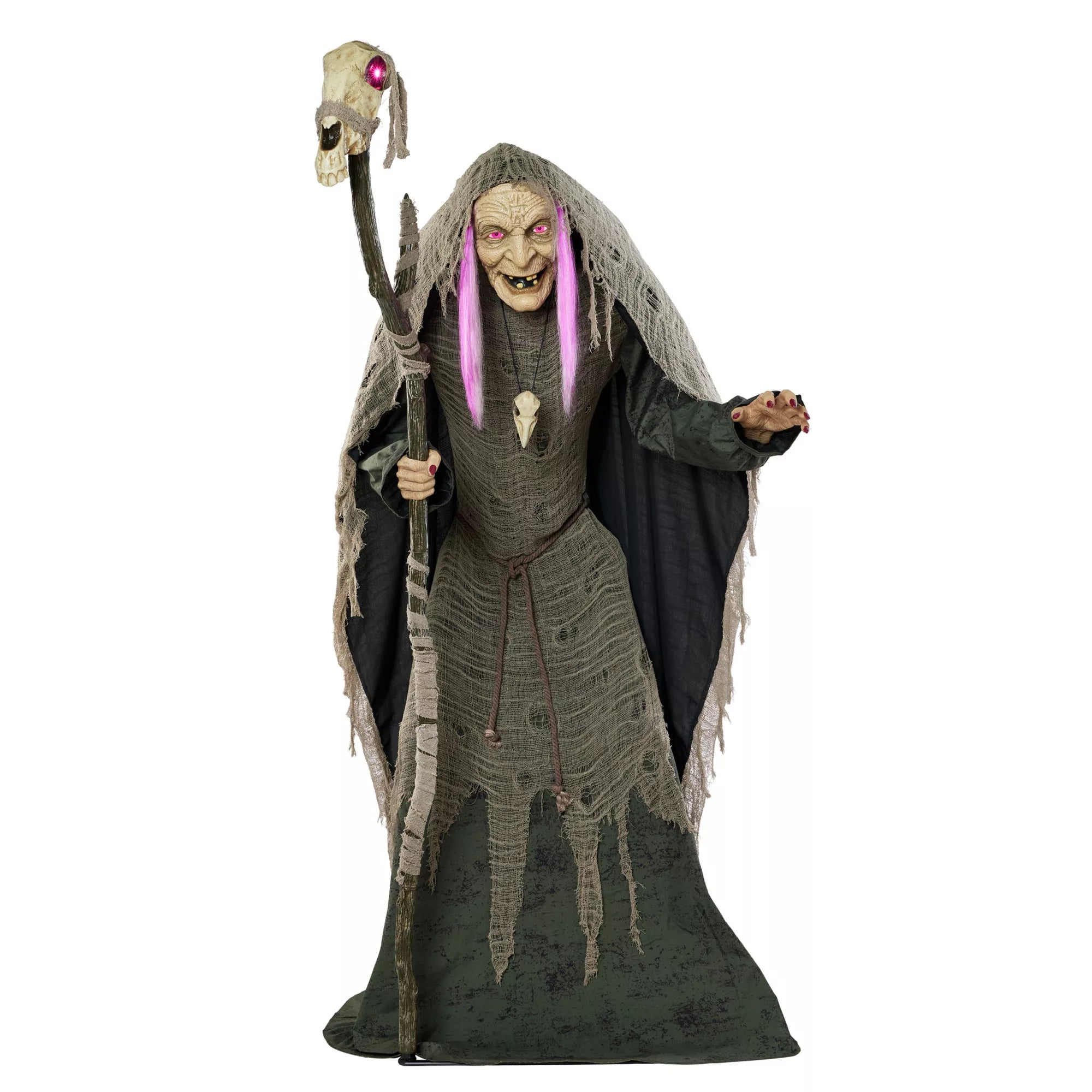5 Ft 9 In Willow Witch Animatronic