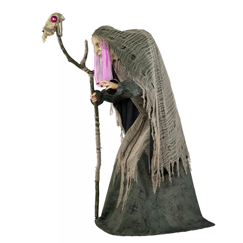 5 Ft 9 In Willow Witch Animatronic