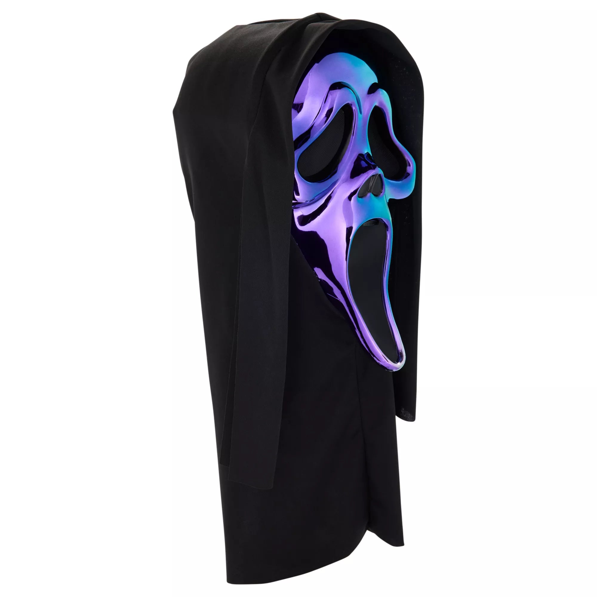 Ghost Face Chrome Half Mask