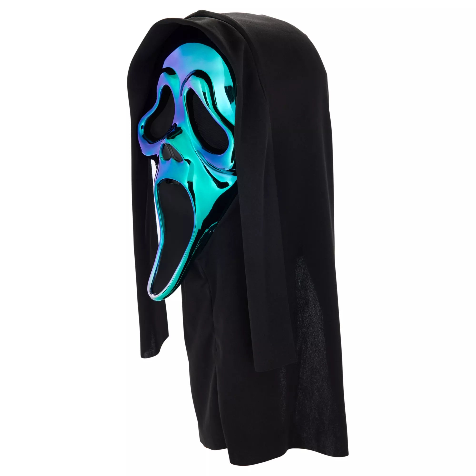 Ghost Face Chrome Half Mask