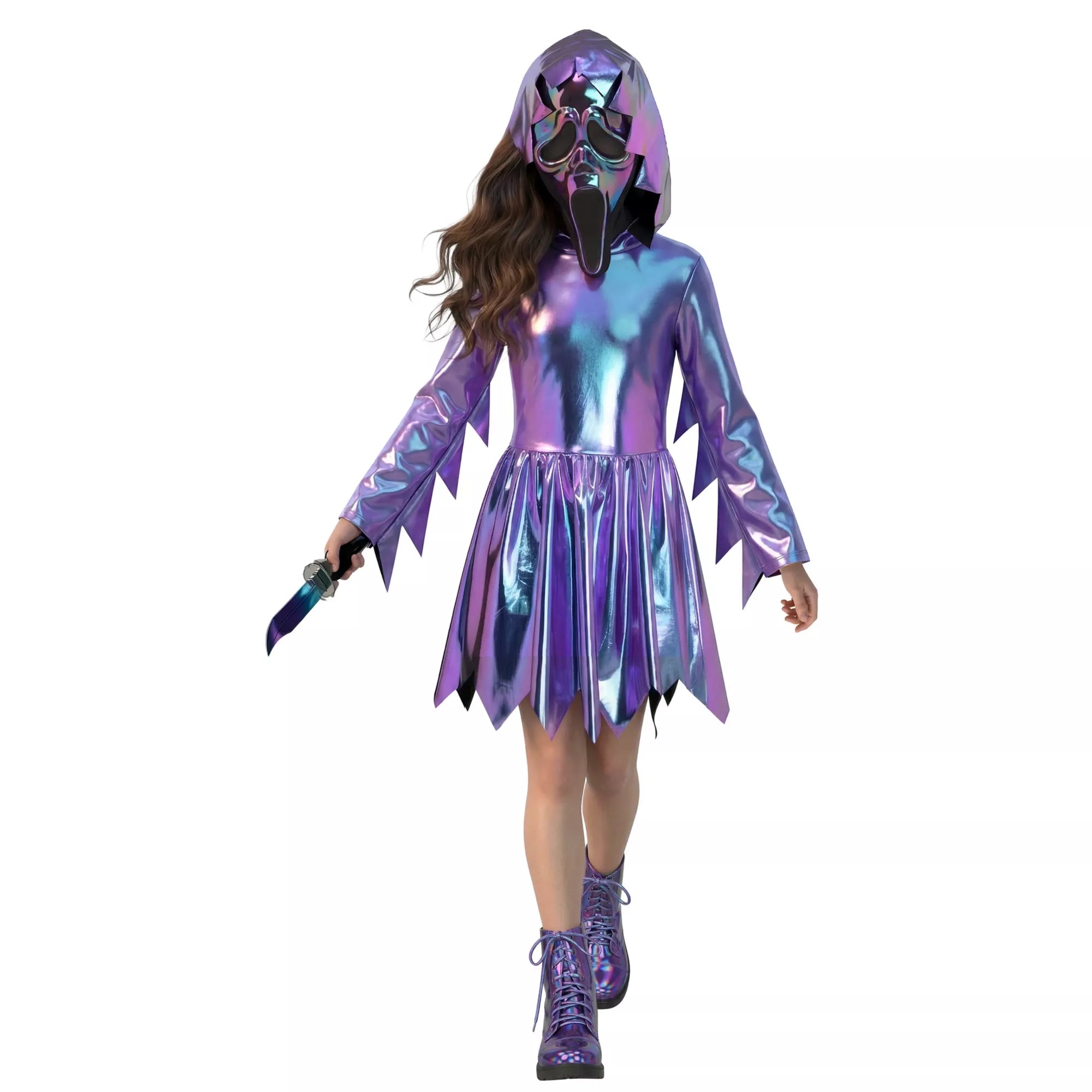 Kids Two-Tone Chrome Dress Costume