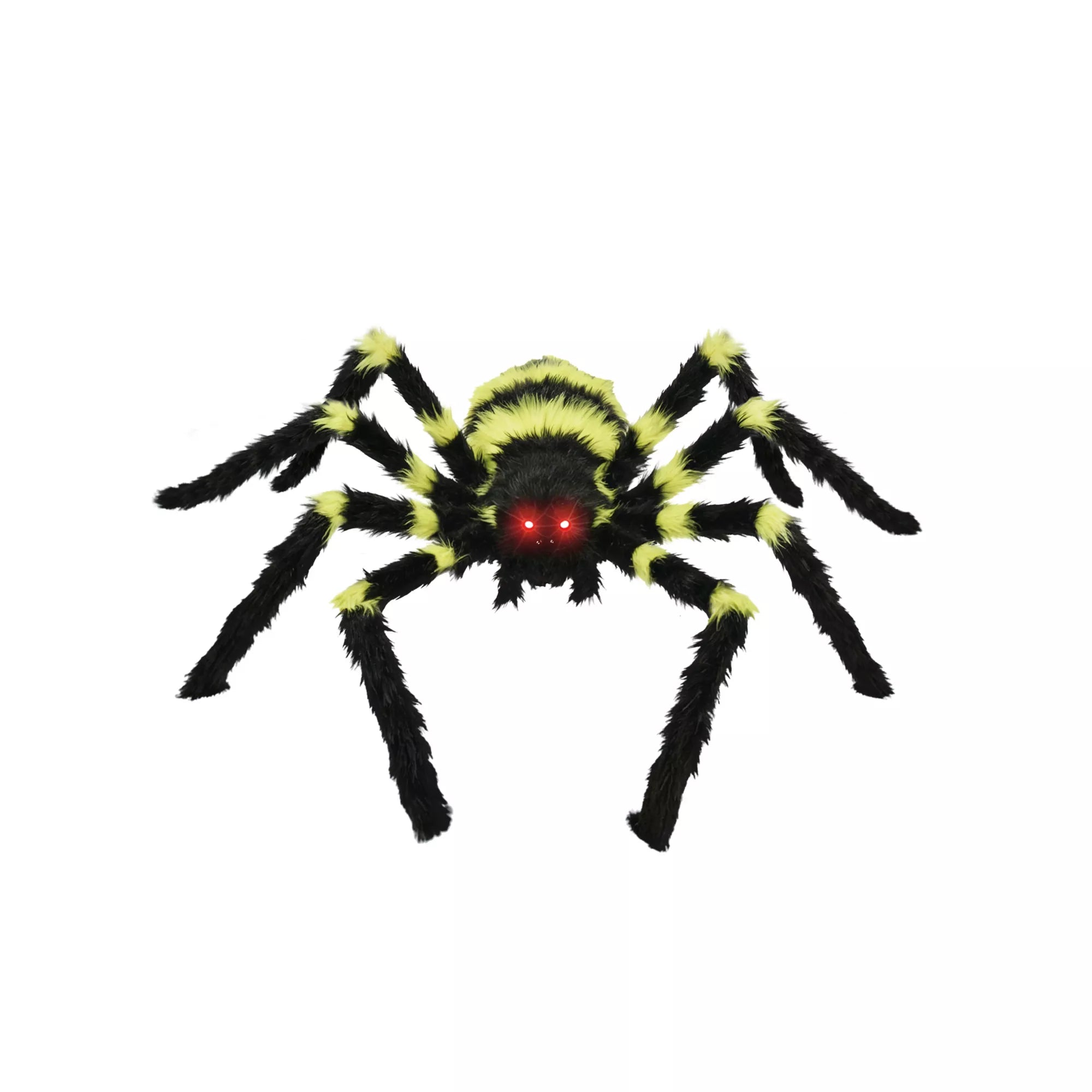 21 Inch LED Green Jumping Spider Animatronic
