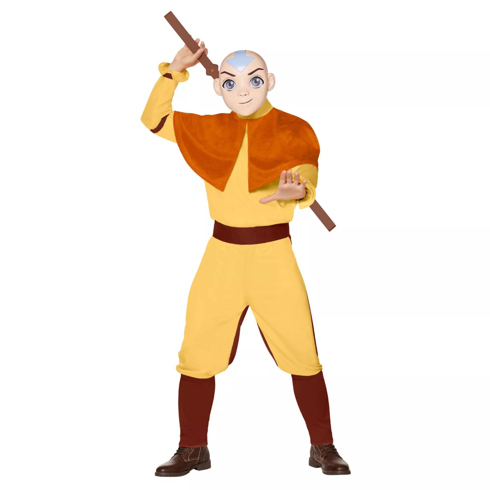 Adult Aang Jumpsuit Costume - Avatar The Last Airbender