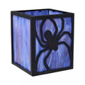 Spider Stained Glass Votive Holder