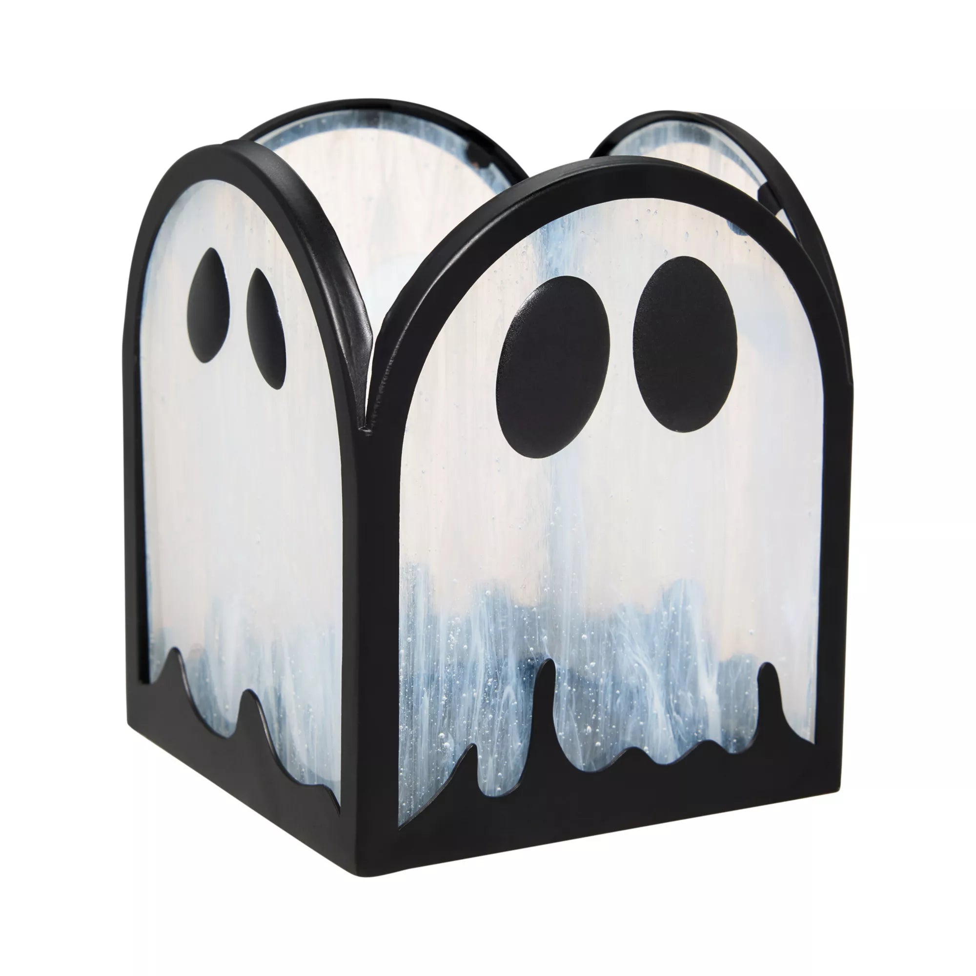 Ghost Stained Glass Votive Holder
