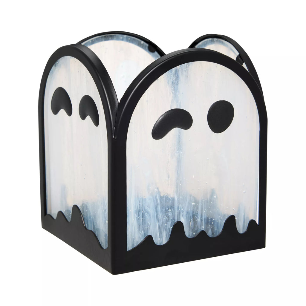 Ghost Stained Glass Votive Holder