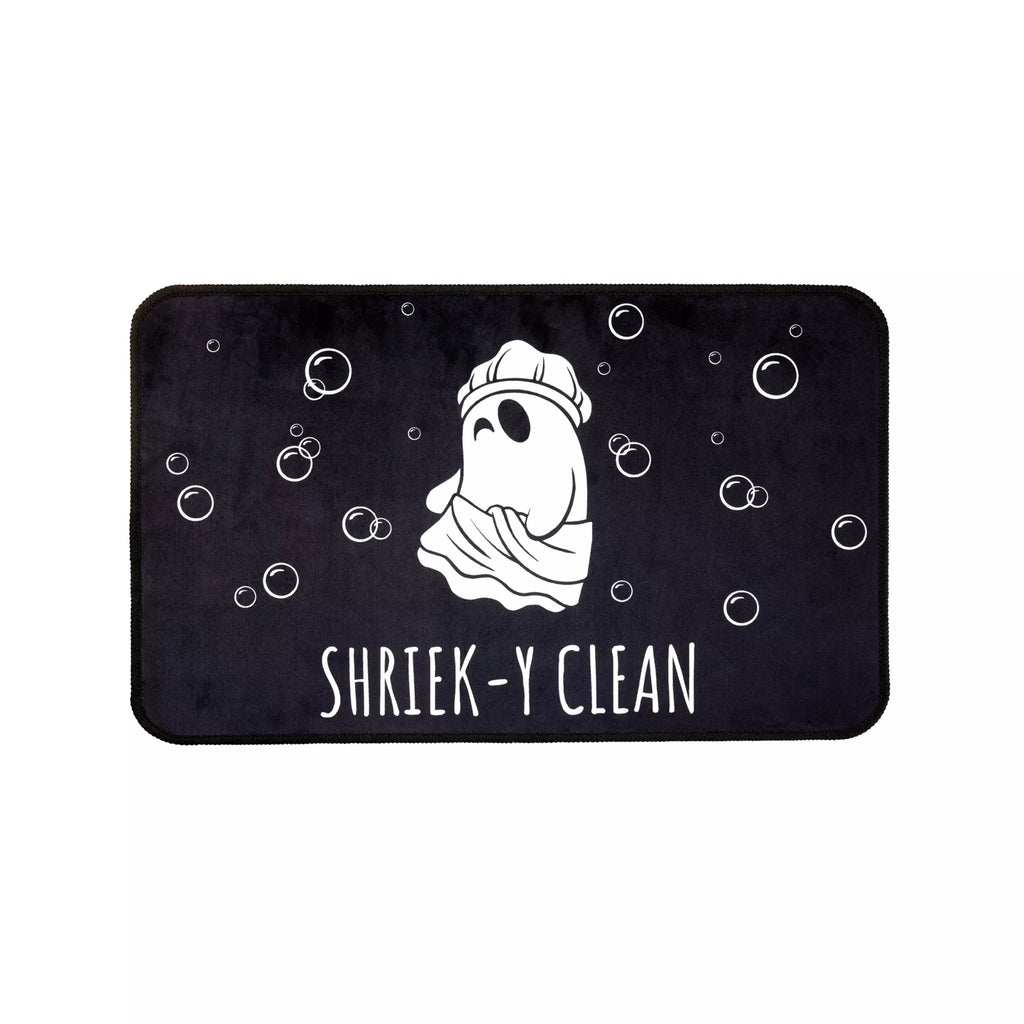 Shriek-y Clean Ghost Bath Mat