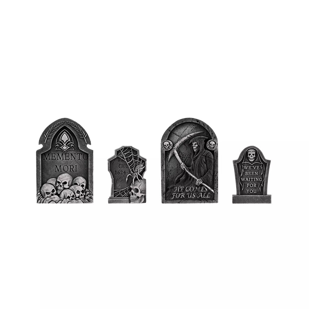 Skull Tombstones - 4 Pack