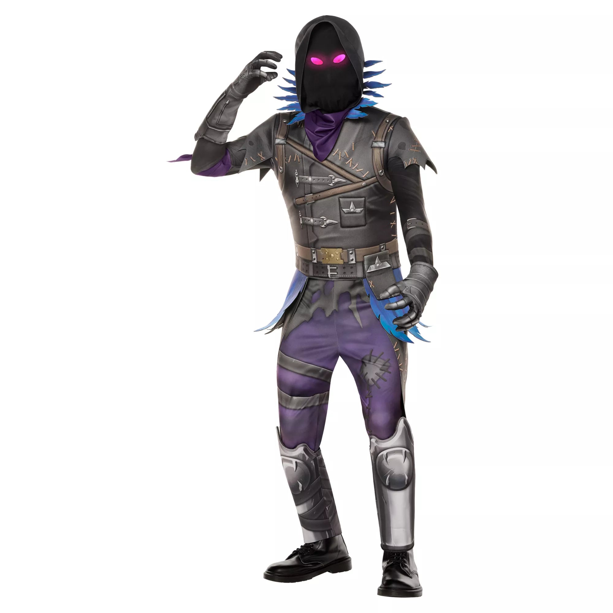 Youth Light-Up Raven Costume - Fortnite