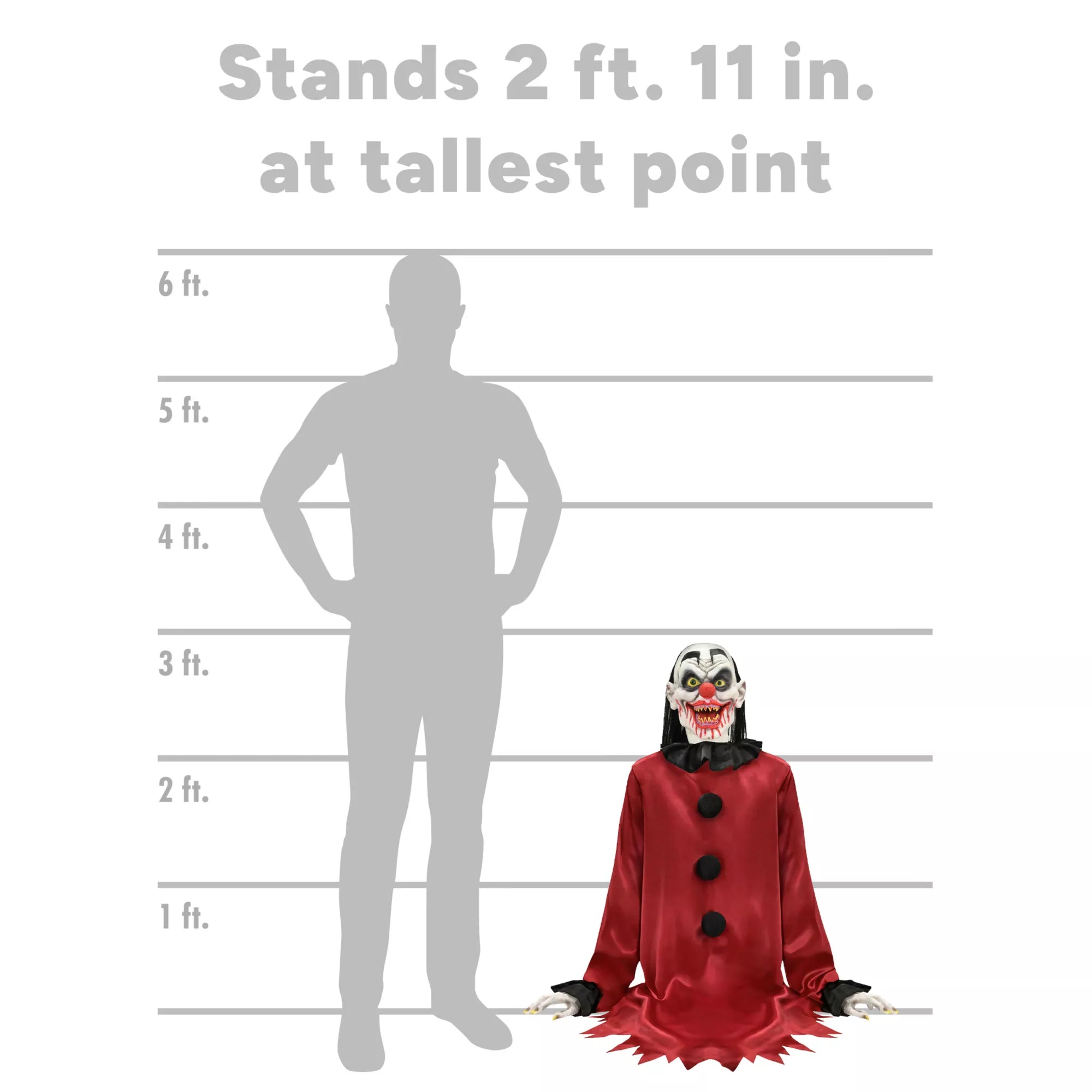 2 Ft 11 In Dead Humor Animatronic