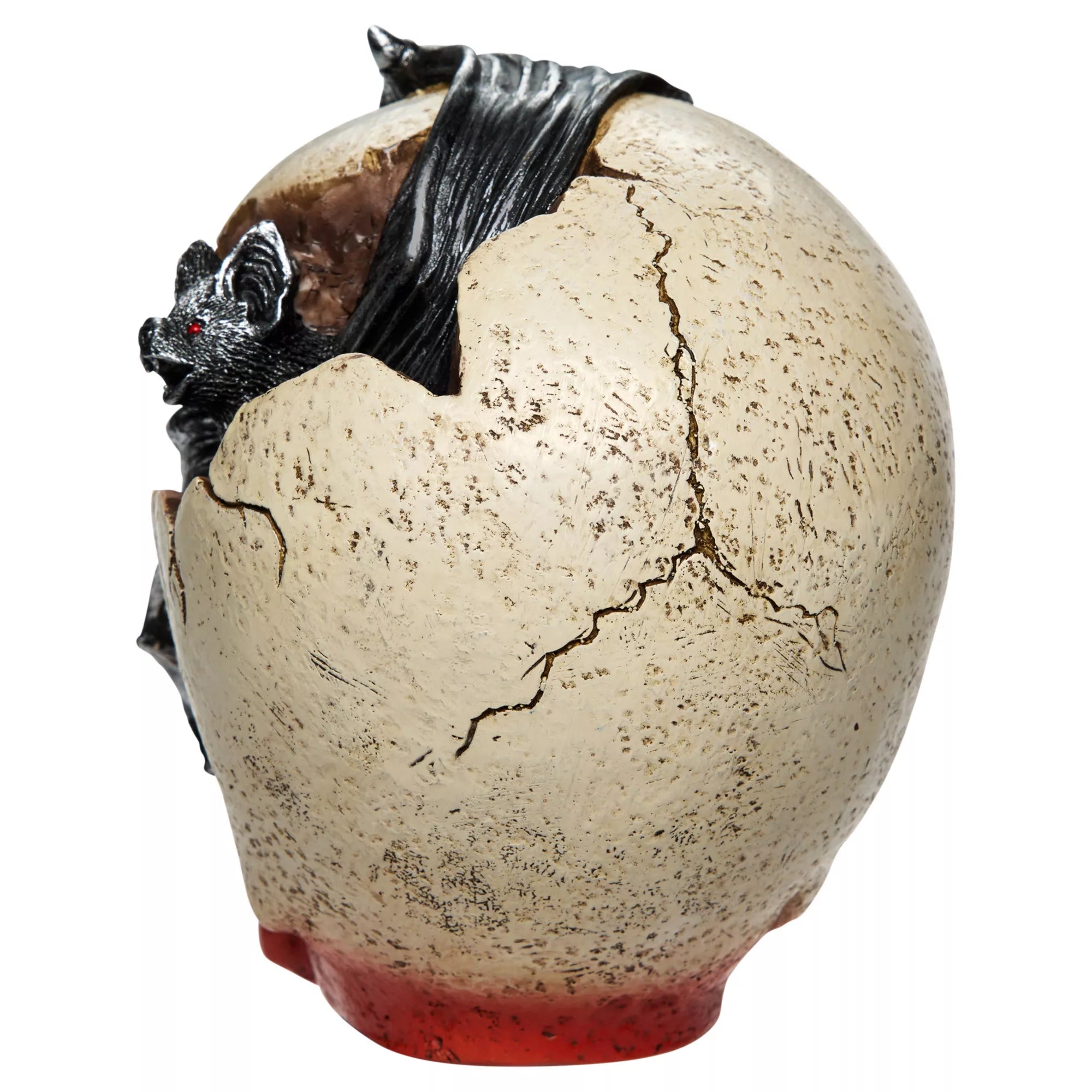 Bloody Vampire Bat Skull Statue