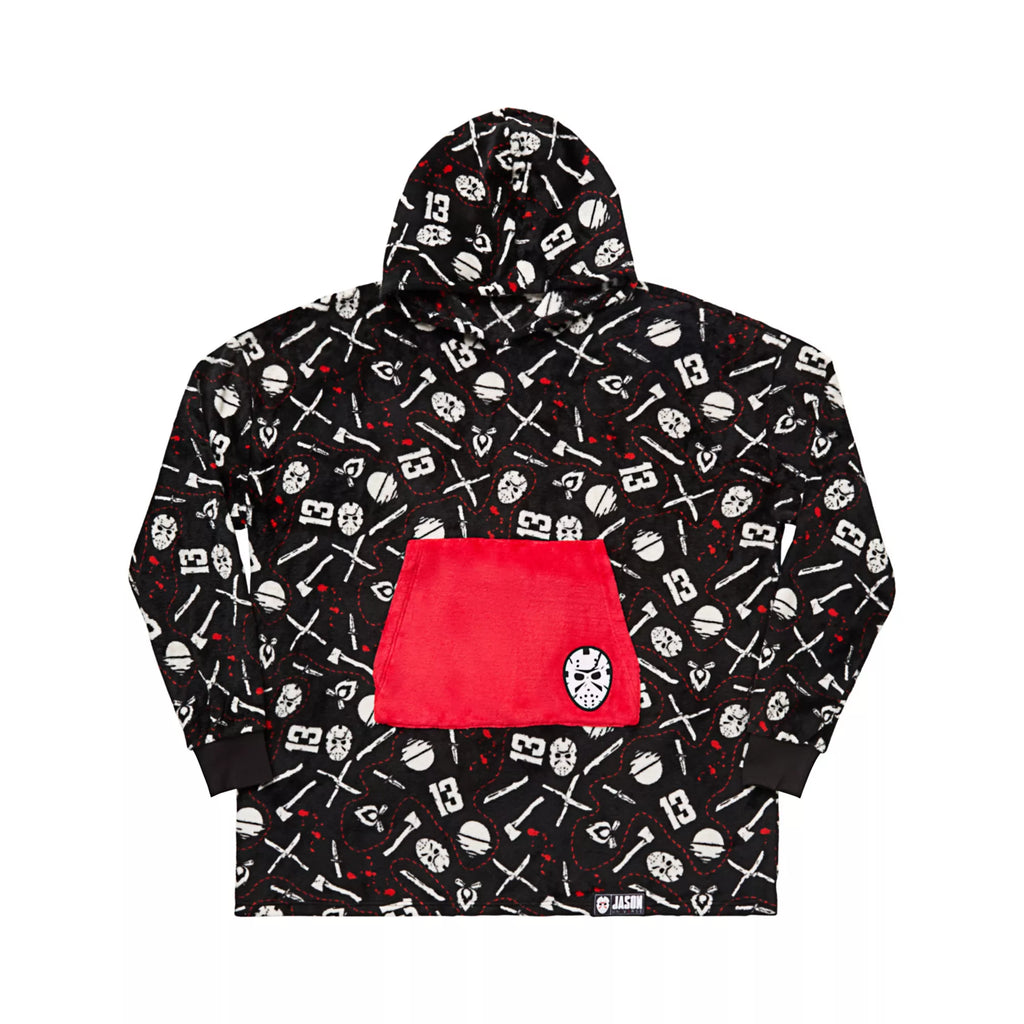 Jason and Weapons Wearable Fleece Blanket - Jason Universe