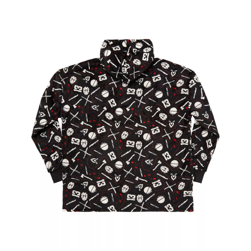 Jason and Weapons Wearable Fleece Blanket - Jason Universe