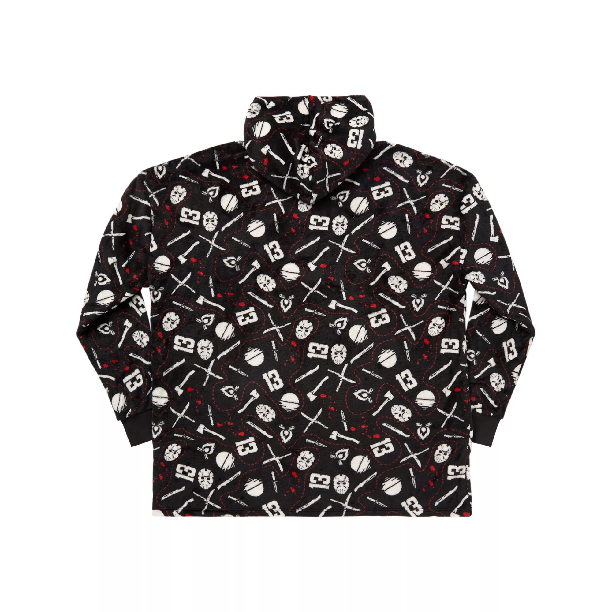 Jason and Weapons Wearable Fleece Blanket - Jason Universe