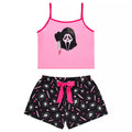 Ghost Face Pink Hearts Sleep Set