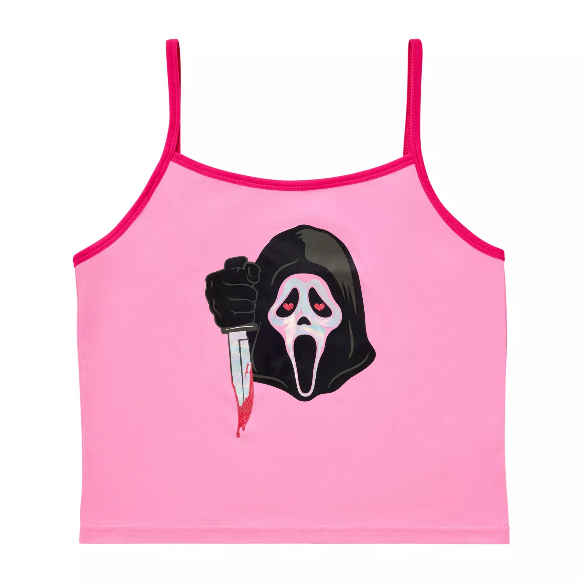 Ghost Face Pink Hearts Sleep Set