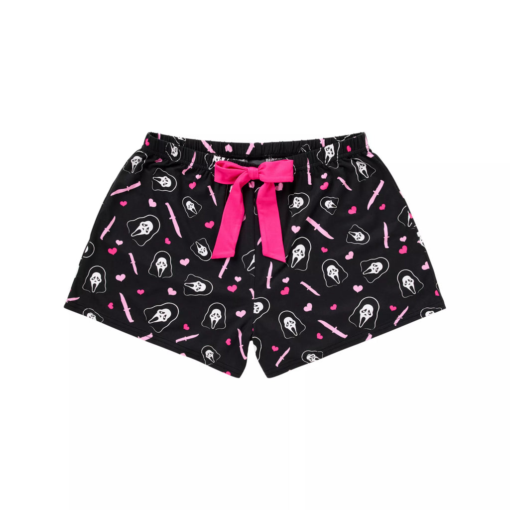 Ghost Face Pink Hearts Sleep Set