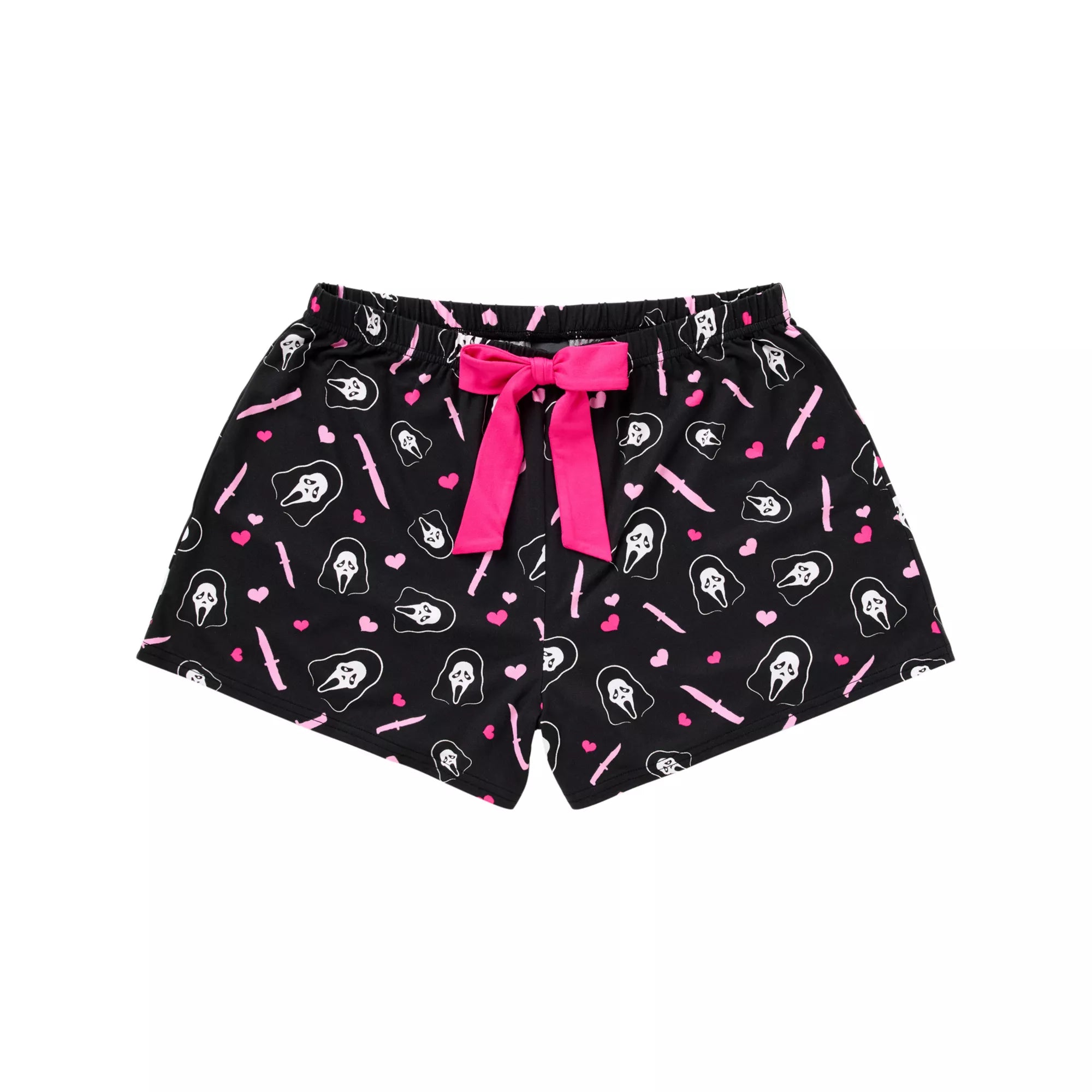 Ghost Face Pink Hearts Sleep Set