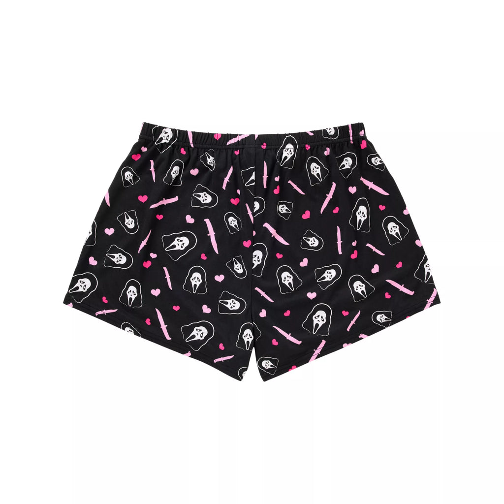 Ghost Face Pink Hearts Sleep Set