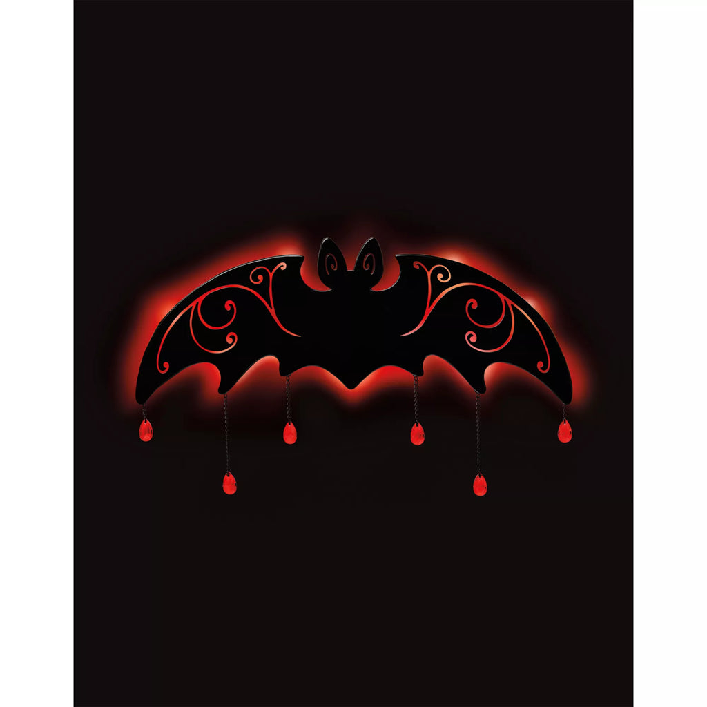 Enchanted Bat LED Light-Up Sign
