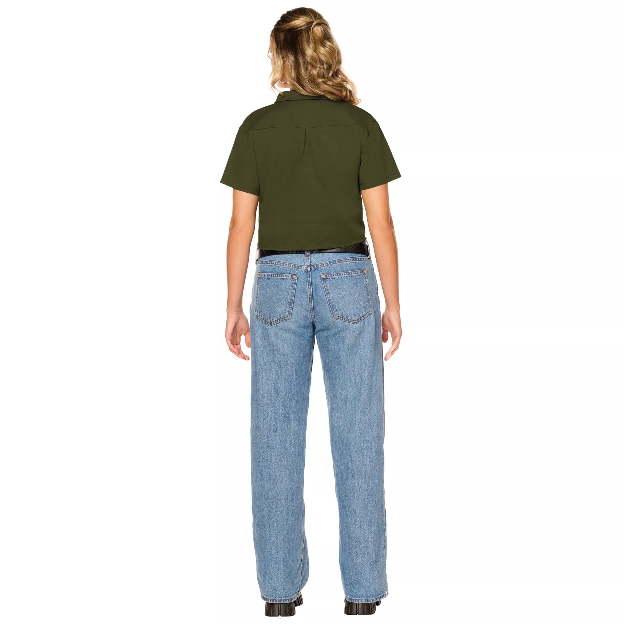 Adult Jason Cropped Work Shirt - Jason Universe